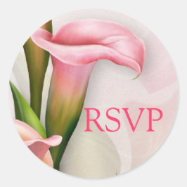 Calla Lily Pink UAWG Umschlag Aufkleber