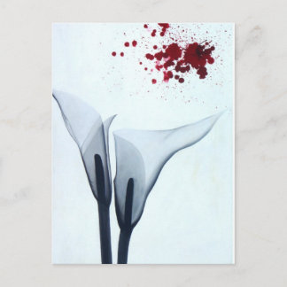 Calla Lily Röntgen Postkarte
