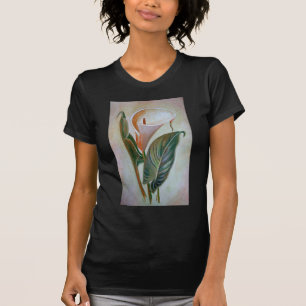 Calla Lily Schöne botanische Kunst T-Shirt