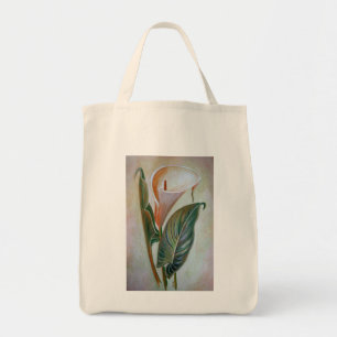 Calla Lily Schöne botanische Kunst Tragetasche