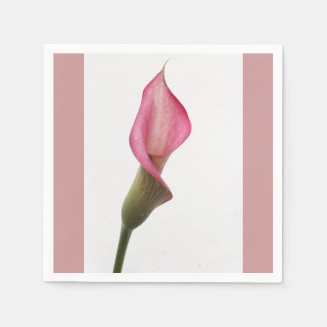 Calla Lily Serviette (Vorderseite)