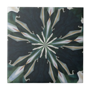 Calla Lily Star Kaleidoskop Fliese