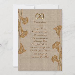 Calla Lily Wedding Einladung