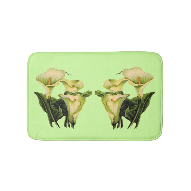 calla lis print badematte (Vorderseite)