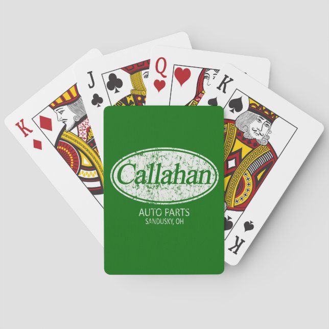 Callahan Auto Parts Bicycle® Playing Cards Spielkarten (Rückseite)