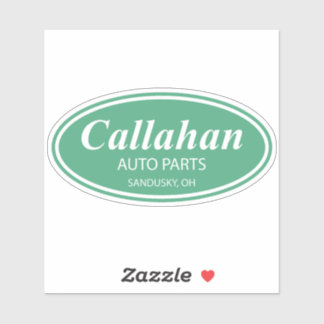 Callahan Auto Parts Film Logo Aufkleber