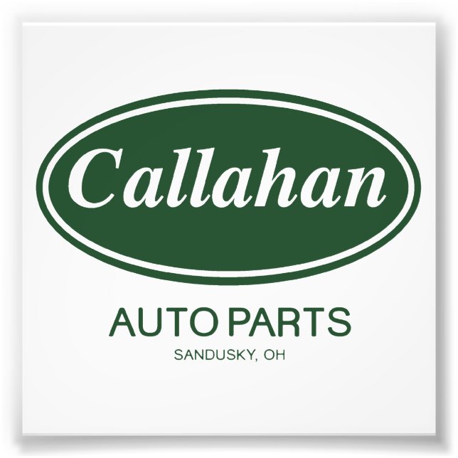 Callahan Auto Parts Fotodruck (Vorne)
