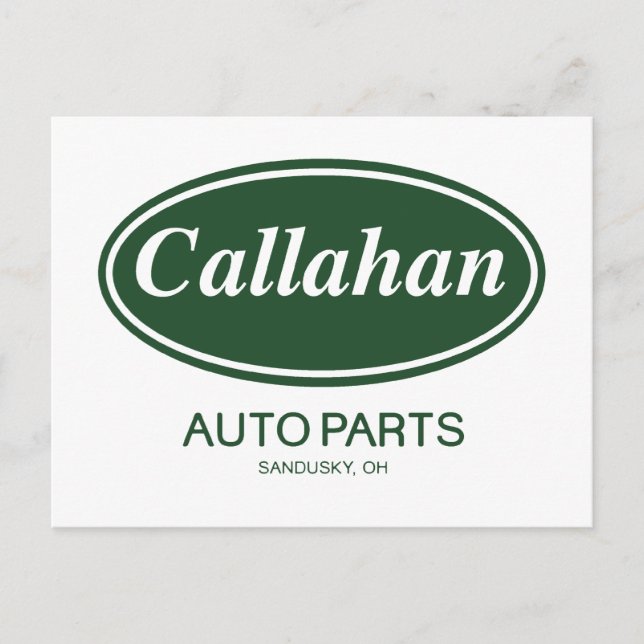 Callahan Auto Parts Postkarte (Vorderseite)