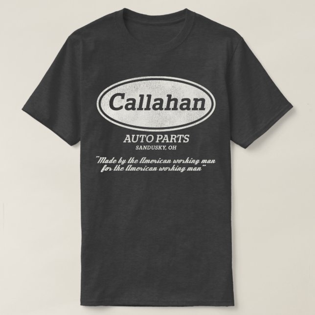 Callahan Auto Teile ausgeblendet T-Shirt (Design vorne)