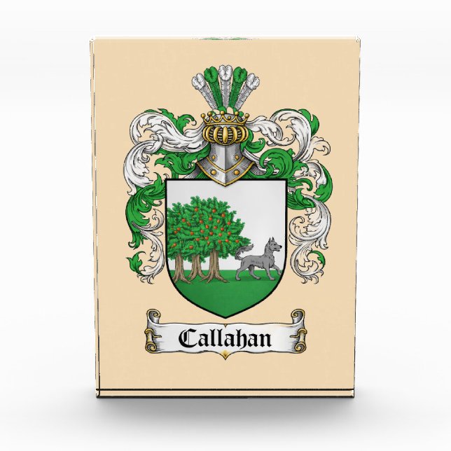 Callahan Coat of Arms Photo Block (Vorderseite)