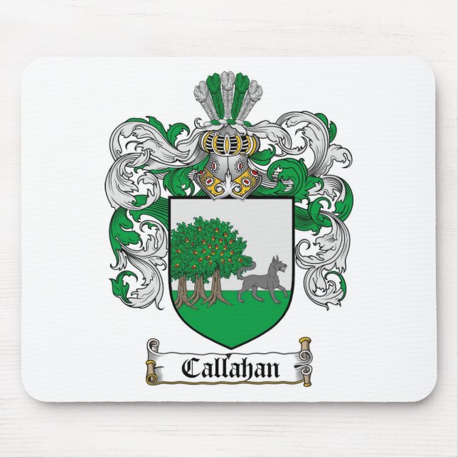 CALLAHAN FAMILIENWAPPEN - CALLAHAN WAPPEN MOUSEPAD (Vorne)