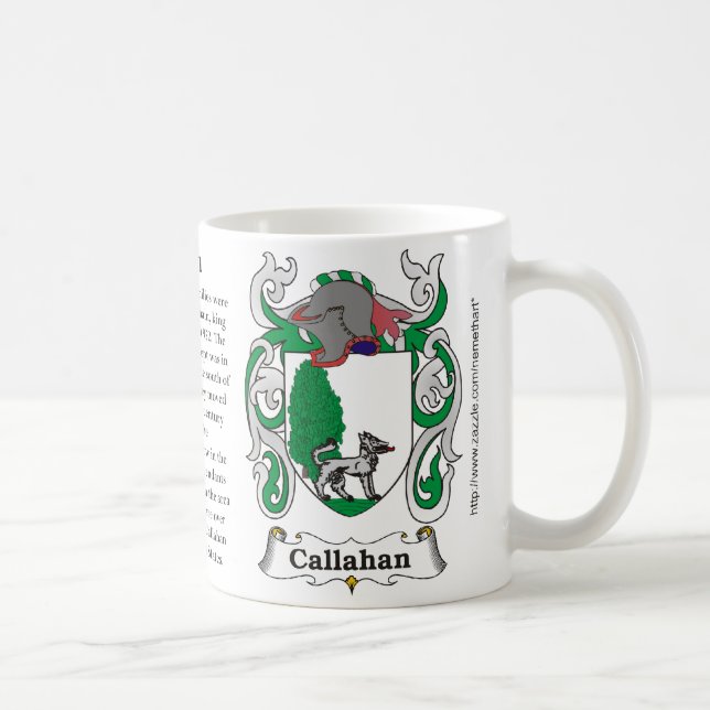 Callahan, l'origine et signification sur une tasse (Droite)