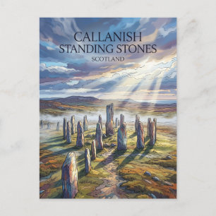 Callanish Standing Stones Vereinigtes Königreich Postkarte