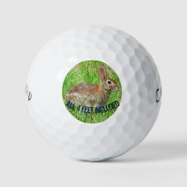 Callaway Golf Balls Lucky Rabbits Foot Edition Golfball (Vorderseite)