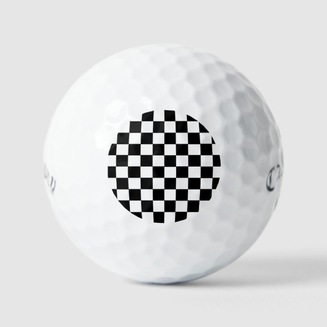 Callaway Supersoft 12 pack Golfbälle Schachbretter (Vorderseite)