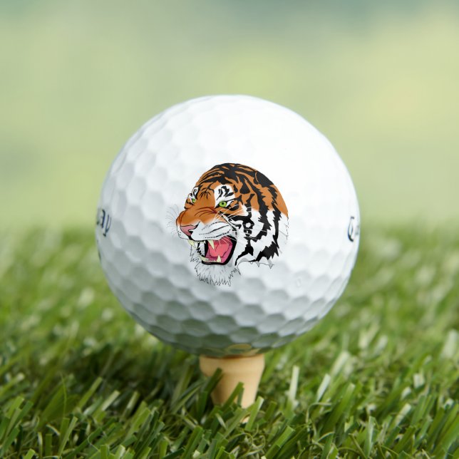 Callaway Supersoft Golf Bälle Tiger brüllen (Insitu T-Shirt)