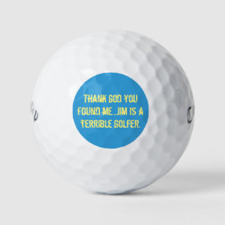 Callaway Warbird Golf Bälle verloren Edition