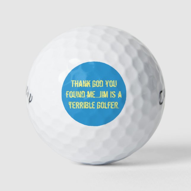 Callaway Warbird Golf Bälle verloren Edition (Vorderseite)