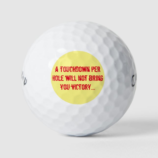 Callaway Warbird Golf Balls Touchdown Edition Golfball (Vorderseite)