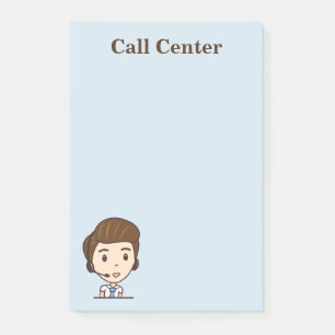 Callcenter-Memo Post-it Klebezettel