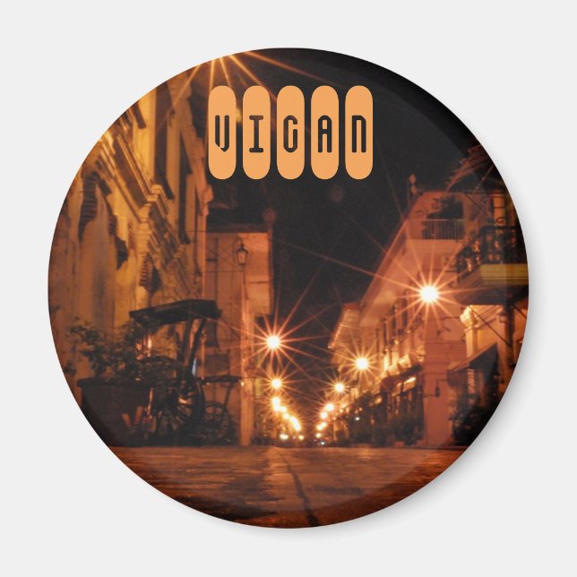 Calle Crisologo in Vigan Magnet (Vorne)