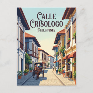 Calle Crisologo Philippinen Postkarte