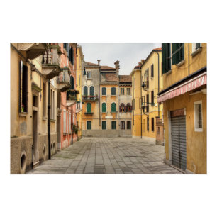 Calle Del Montello, Venedig Italien Poster