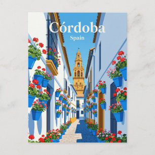 Calleja de las Flores Spanien Postkarte