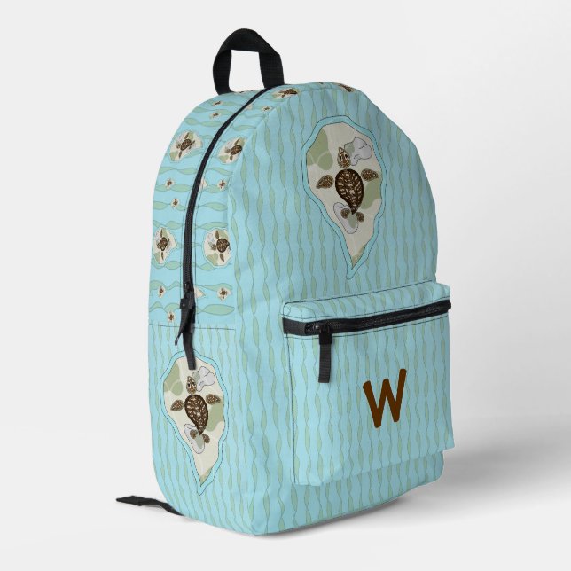 Callie Bedruckter Rucksack (Rückseitige Ecke links)