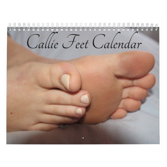 Callie Feet 12-monatiger Kalender (Titelbild)