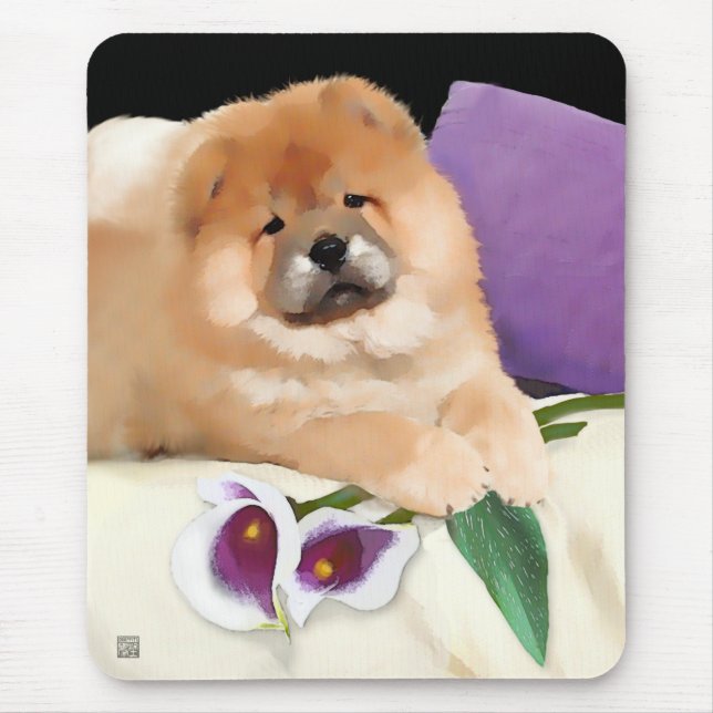 CALLIE heARTdog Chow-Chow mousepad (Vorne)