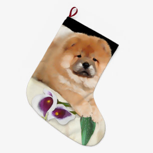 CALLIE heARTdog Chow-Chow WeihnachtsStrumpf Großer Weihnachtsstrumpf