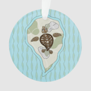 Callie la tortue de mer - Ornement acrylique