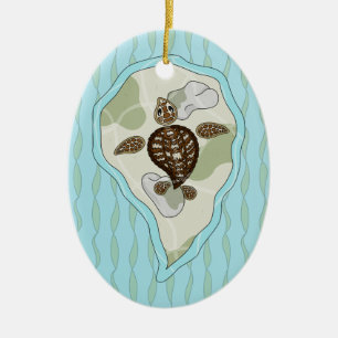 Callie the Sea Turtle Ornament