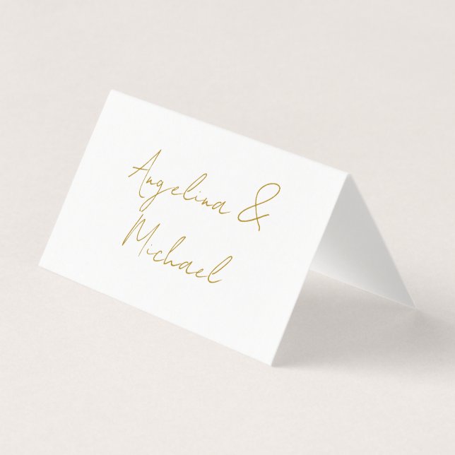 Calligrafie Beruflich Elegance Gold Color (Vorderseite)