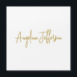 Calligrafie Beruflich Gold Color Magnetic Card Magnetkarte<br><div class="desc">Dieses Produkt war sehr gut und ich Liebe, wie einfach es ist für individuelles Design. Das Design war sehr einfach, daher bin ich sehr zufrieden, wenn ich kreiere.</div>