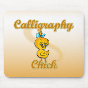 Calligrafie Chick Mousepad