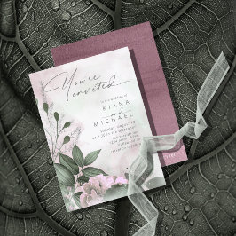 Calligrafie Floral Mauve ID771