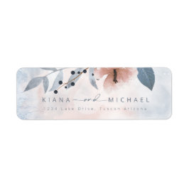 Calligrafie Floral Wedding Dusty Blue ID771