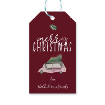 Calligrafie Merry Christmas Van & Baum heilig rot
