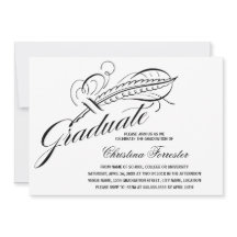 Calligrafie Script Feather Quill Abschluss