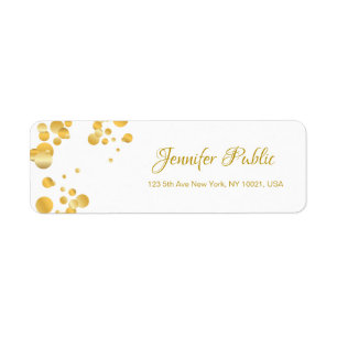 Calligrafisches Skript Elegant Template Gold Confe