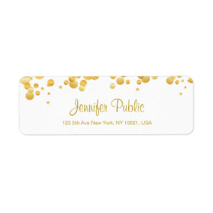 Calligrafisches Skript Elegant Template Gold Confe
