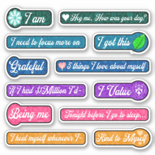 Calligrafy Journal fordert Sticker auf