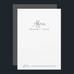 Calligrafy Liebe Extravagant Script Wedding Advice Hinweiskarte<br><div class="desc">Diese Kalligraphie-Liebe extravagante Skript Hochzeitsratenkarte ist ideal für eine moderne Hochzeit. Das einfache und elegante Design zeichnet sich durch klassische und extravagante Schriftzeichen in Schwarz und Weiß aus. Diese Karten sind ideal für Hochzeiten, Brautparty, Babydusche, Graduiertenfest u.v.m. Personalisieren Sie die Karten mit den Namen der Braut und Bräutigam, den Eltern,...</div>
