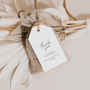 Calligrafy Liebe Extravagant Script Wedding Vielen Geschenkanhänger