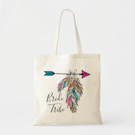 Calligrafy Native Bride Tribe Arrow Tragetasche