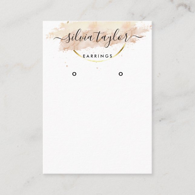 Calligraphie art Écouter carte d'affichage (Devant)