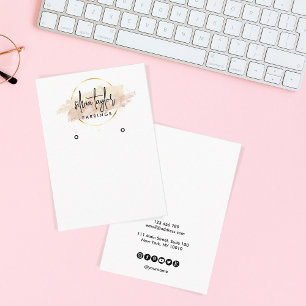 Calligraphie art Écouter carte d'affichage