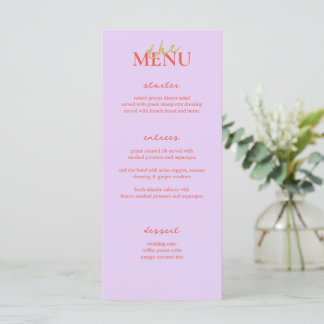 Calligraphie colorée Élégante Mariage Cartes de me